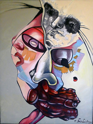 Three Faces by Ernst Neizvestny