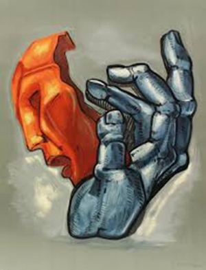 Mask and Hand by Ernst Neizvestny