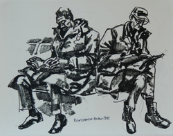 Konstantin Bokov, George Washington Bridge Bus Station Series, 1985