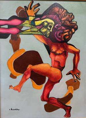 Running away from Yourself by Ernst Neizvestny